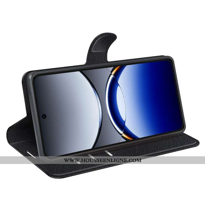 Housse Oppo Find X8 Pro Simili Cuir Litchi Classique