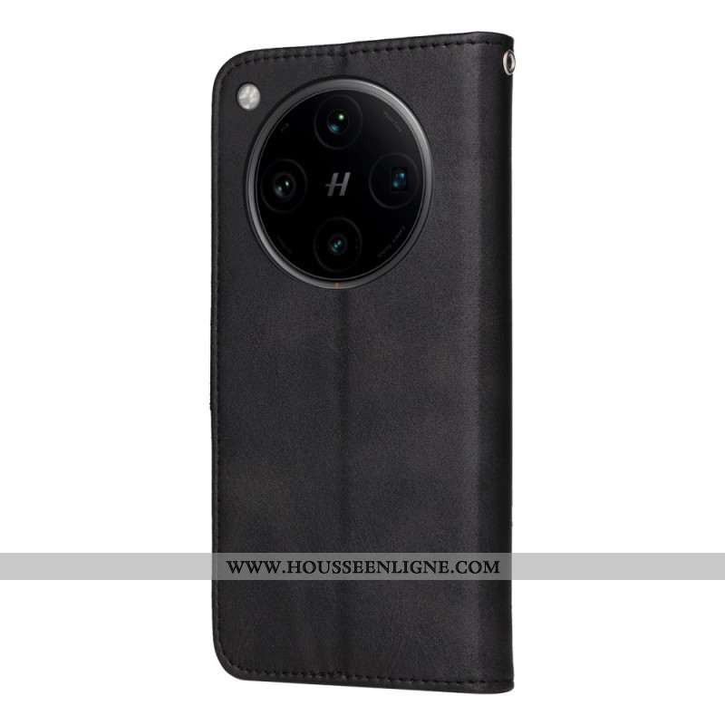 Housse Oppo Find X8 Pro Simili Cuir à Lanière