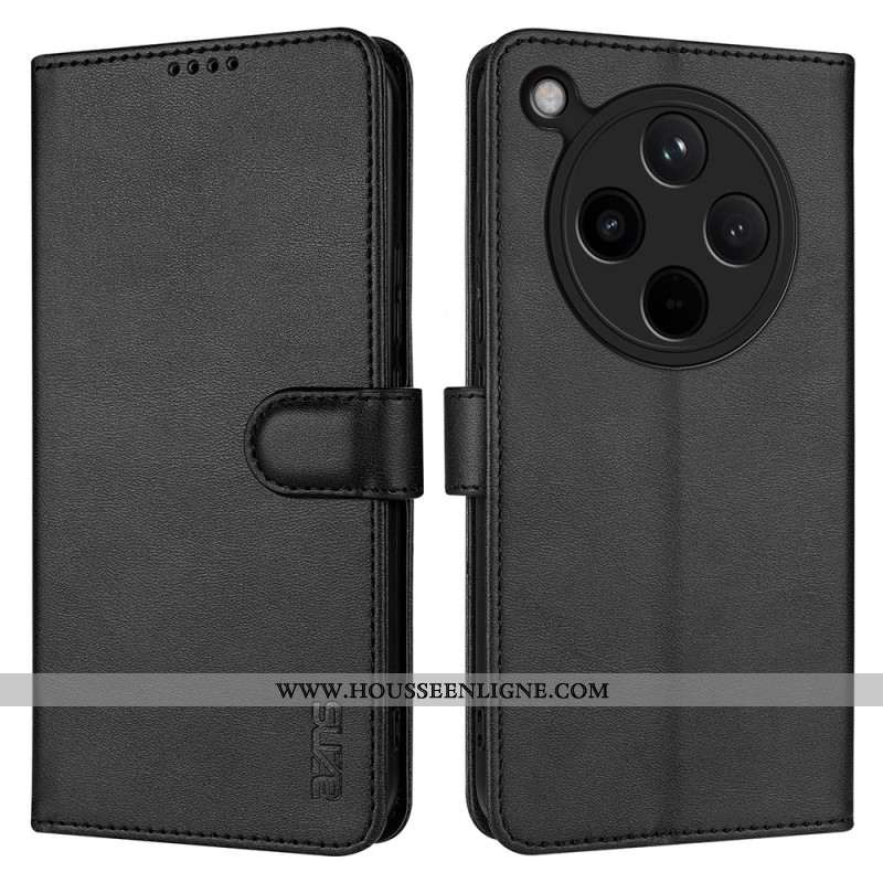 Housse Oppo Find X8 Simili Cuir Uni AZNS