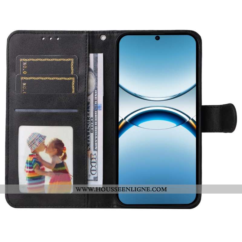 Housse Oppo Find X8 Simili Cuir à Lanière