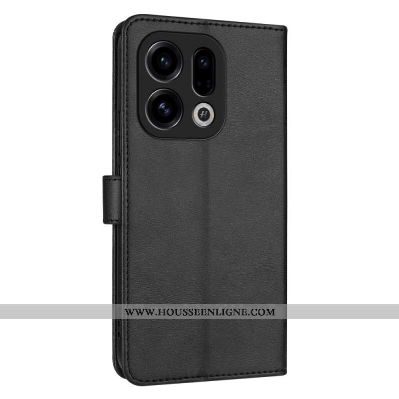 Housse Oppo Find X9 5G Effet Cuir AZNS