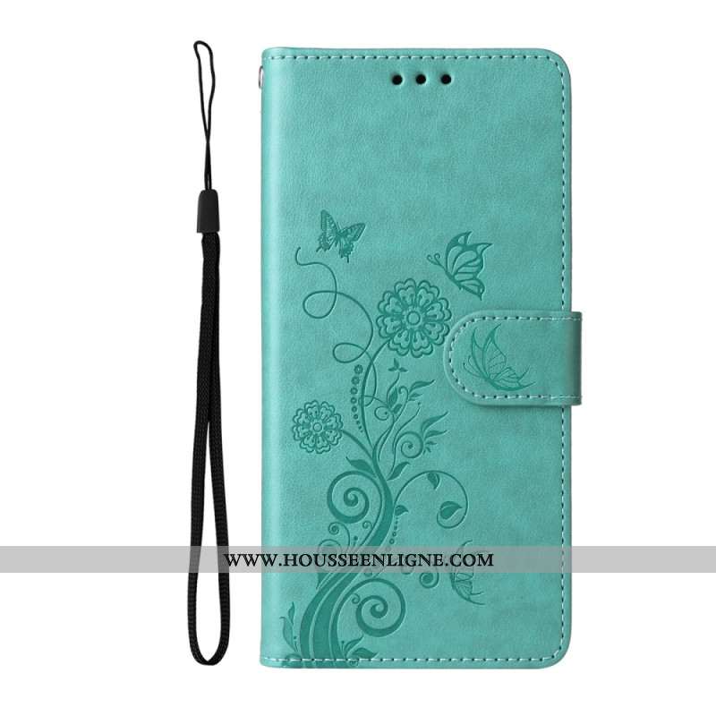 Housse Oppo Find X9 5G Motif Papillon Floral