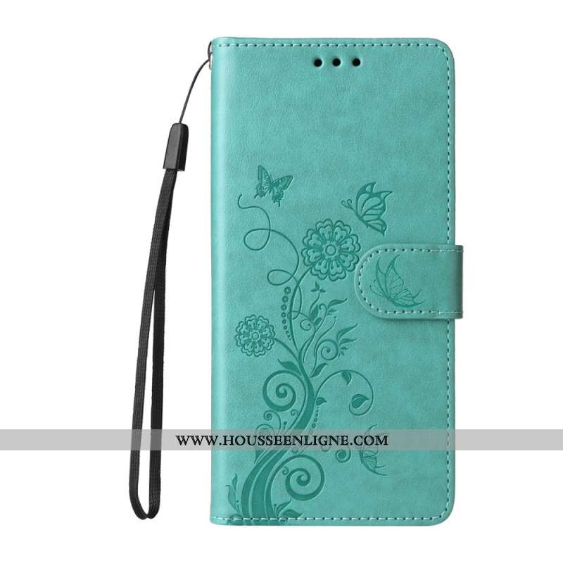 Housse Oppo Find X9 5G Motif Papillon Floral