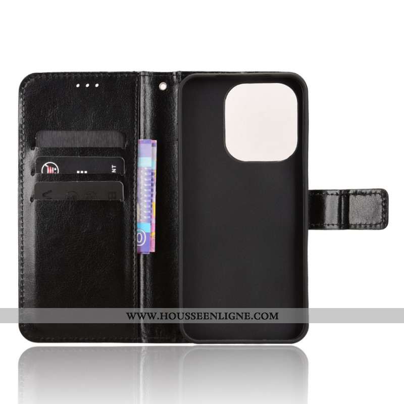 Housse Oppo Find X9 5G Simili Cuir Flashy