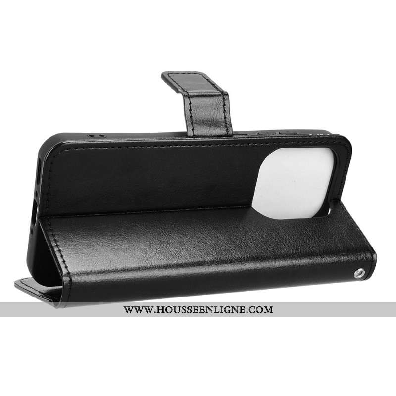 Housse Oppo Find X9 5G Simili Cuir Flashy