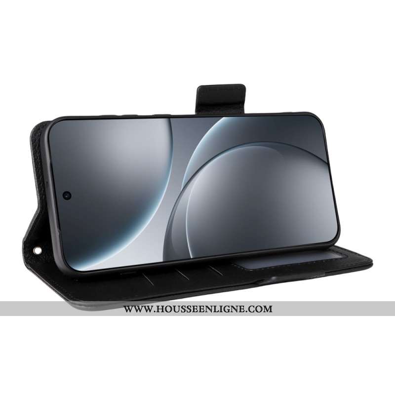 Housse Oppo Find X9 5G Simili Cuir à Lanière