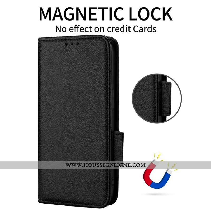 Housse Oppo Find X9 5G Simili Cuir à Lanière