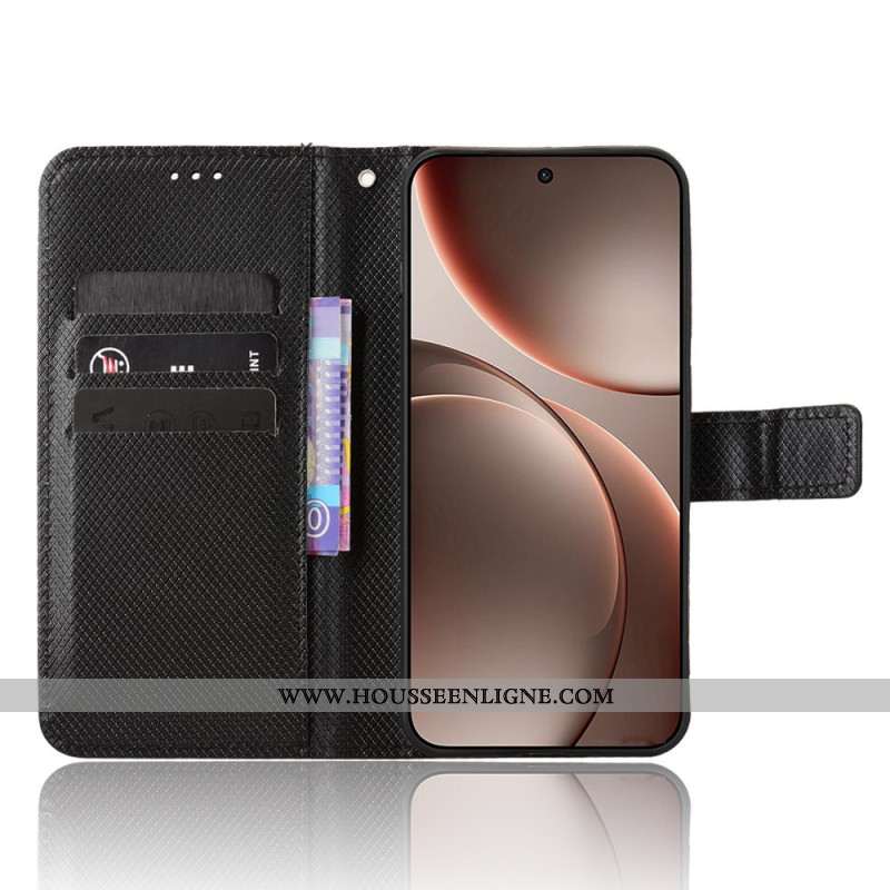 Housse Oppo Find X9 5G Texture Diamants