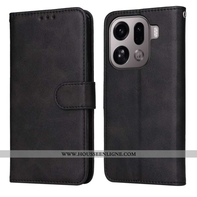 Housse Oppo Find X9 Pro 5G Effet Cuir