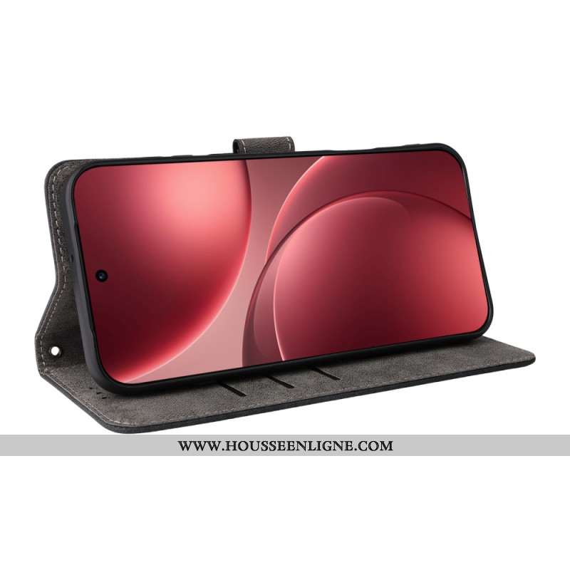 Housse Oppo Find X9 Pro 5G Effet Daim à Lanière