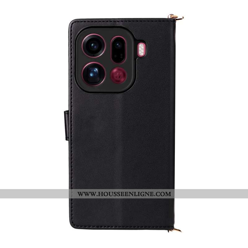 Housse Oppo Find X9 Pro 5G Matelassée avec Sangles