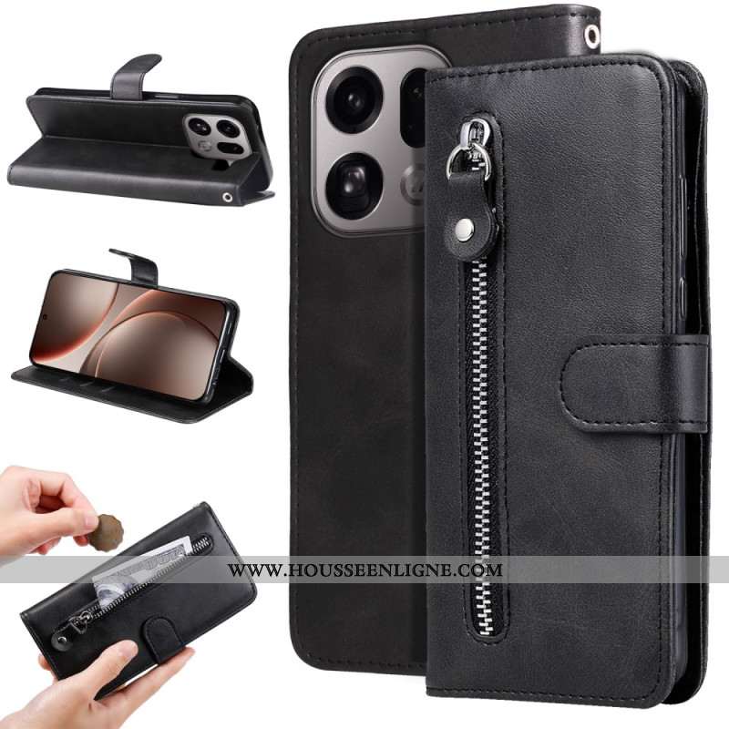 Housse Oppo Find X9 Pro 5G Poche Zippée