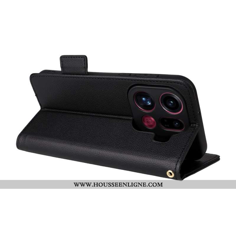 Housse Oppo Find X9 Pro 5G Simili Cuir à Lanière