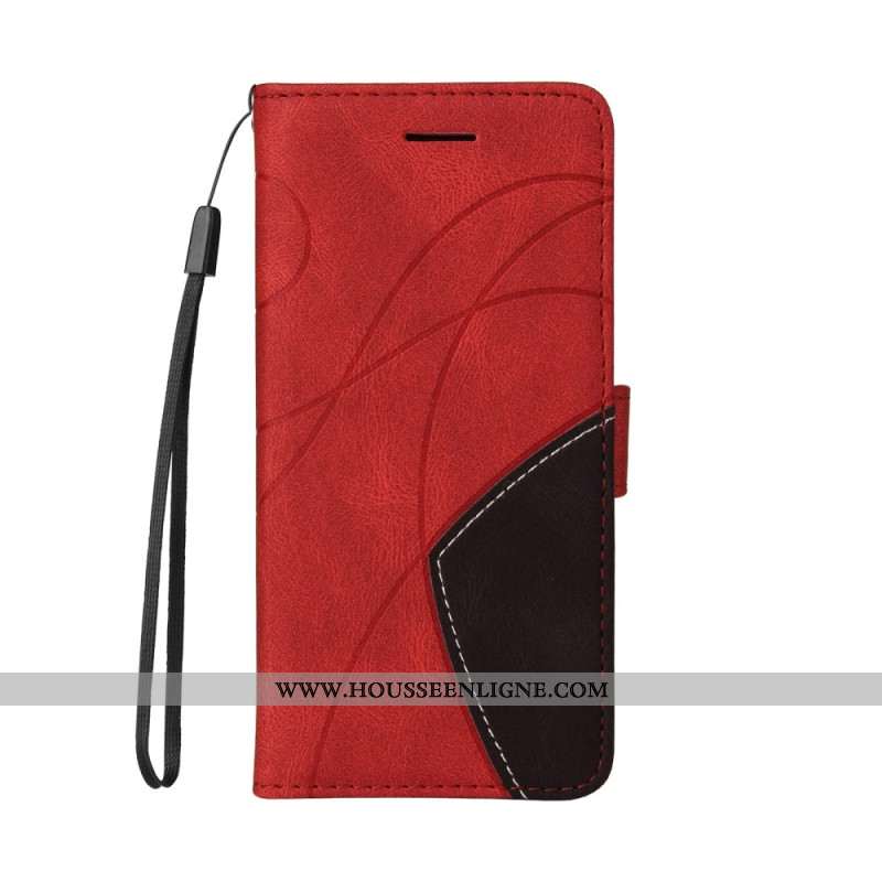 Housse Oppo Reno 13 5G Bicolore Lignes Ondulées