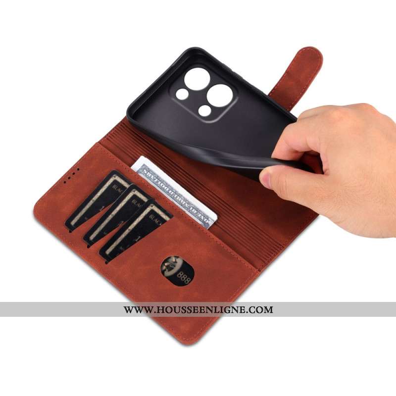 Housse Oppo Reno 13 5G Effet Cuir AZNS