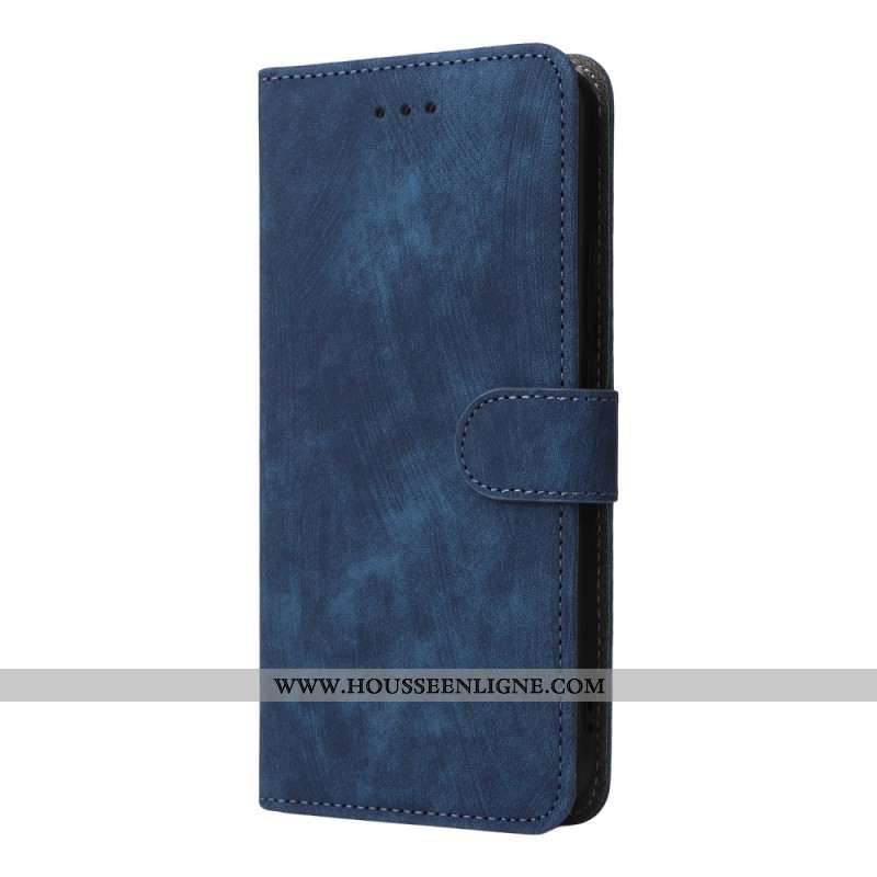 Housse Oppo Reno 13 5G Effet Daim Protection RFID à Lanière