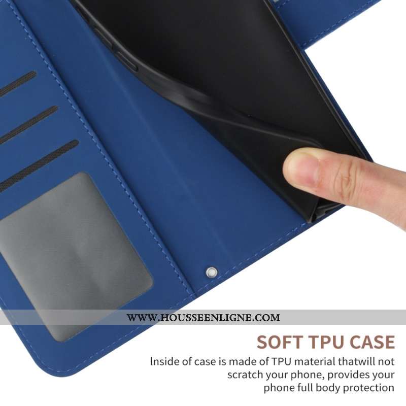 Housse Oppo Reno 13 5G Empreinte Tournesol à Lanière