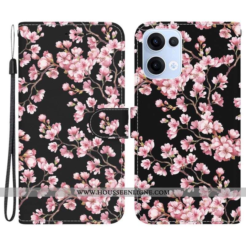 Housse Oppo Reno 13 5G Fleurs de Prunier