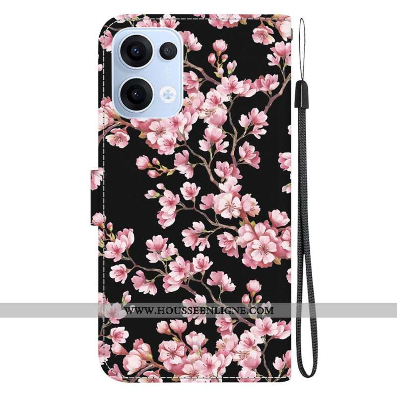 Housse Oppo Reno 13 5G Fleurs de Prunier