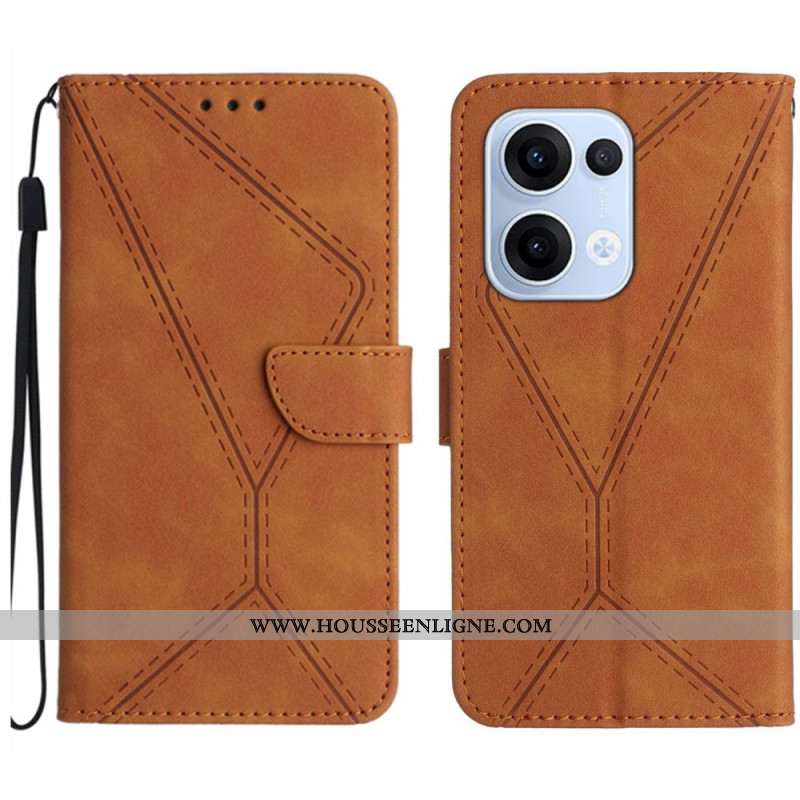 Housse Oppo Reno 13 5G Lignes et Tirés