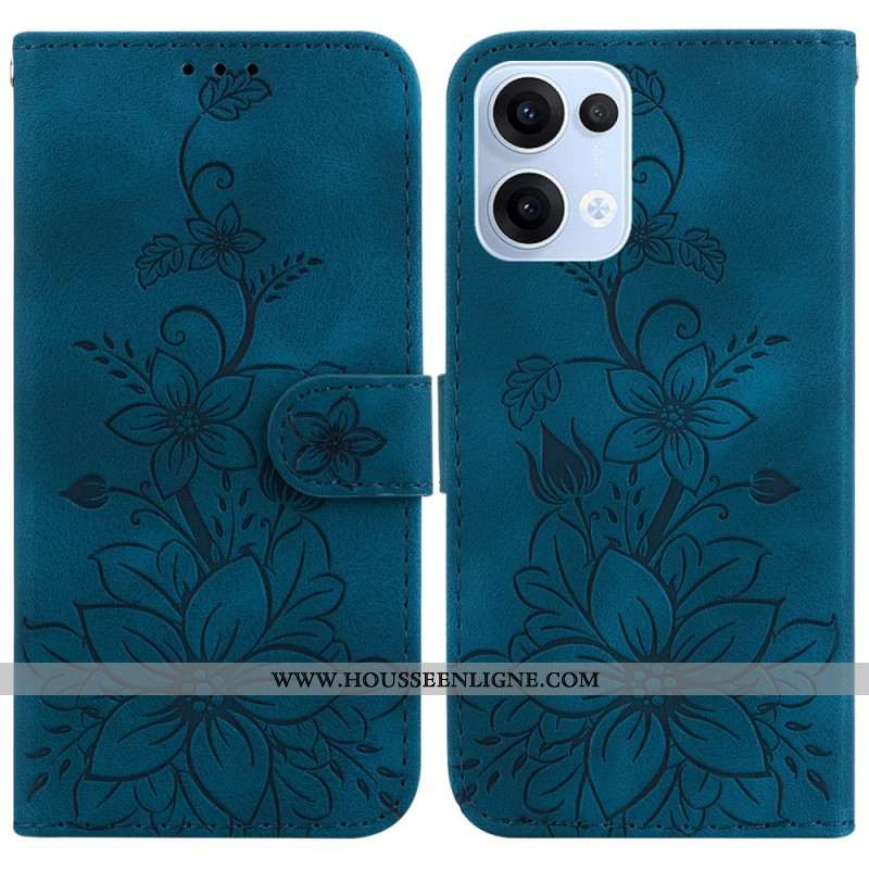 Housse Oppo Reno 13 5G Mootif Fleur de Lys