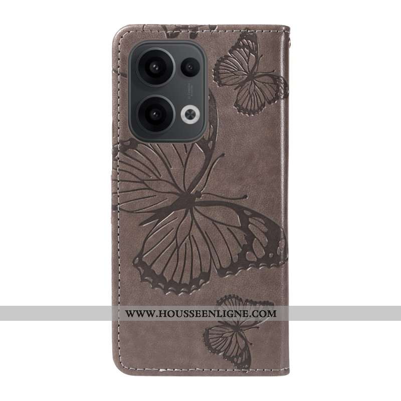 Housse Oppo Reno 13 5G Papillons Géants