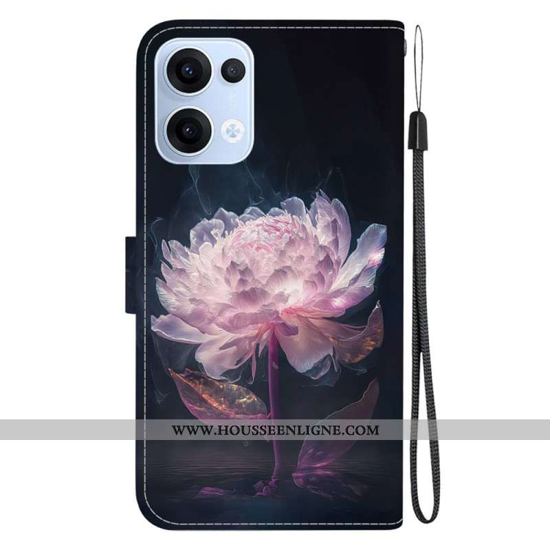 Housse Oppo Reno 13 5G Pivoine Violette