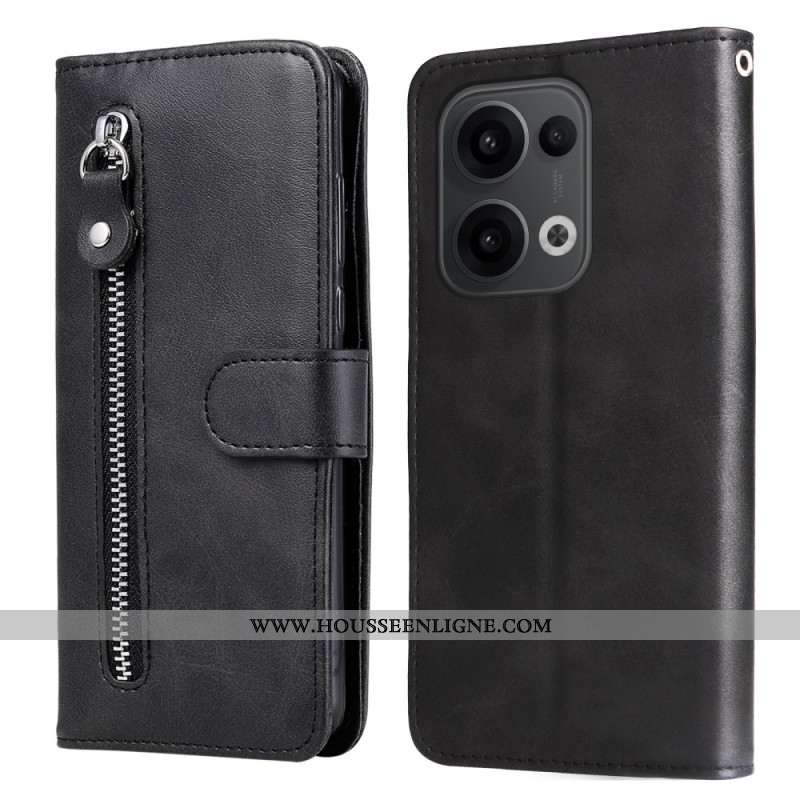 Housse Oppo Reno 13 5G Pochette à Fermeture Éclair