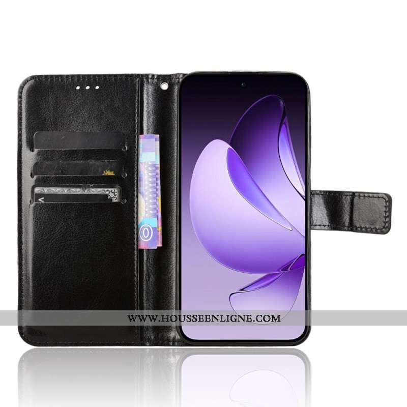 Housse Oppo Reno 13 5G Simili Cuir Flashy