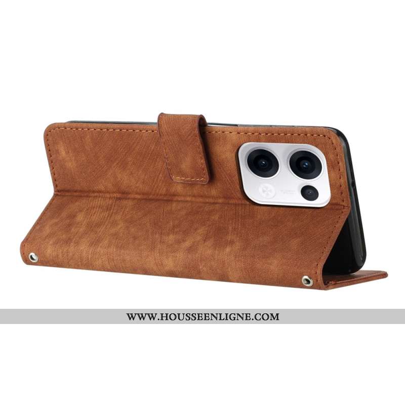 Housse Oppo Reno 13 5G Style Rétro