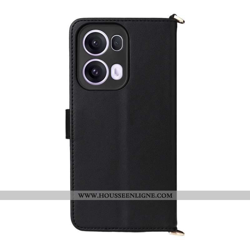 Housse Oppo Reno 13 Pro 5G Design Rétro Bandoulière
