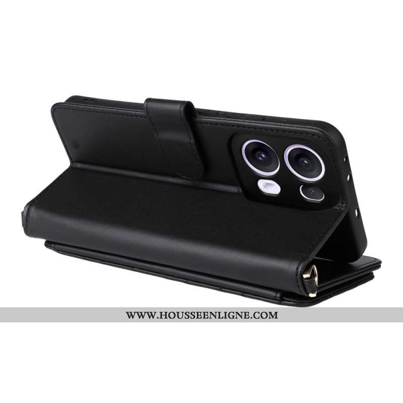 Housse Oppo Reno 13 Pro 5G Design Rétro Bandoulière