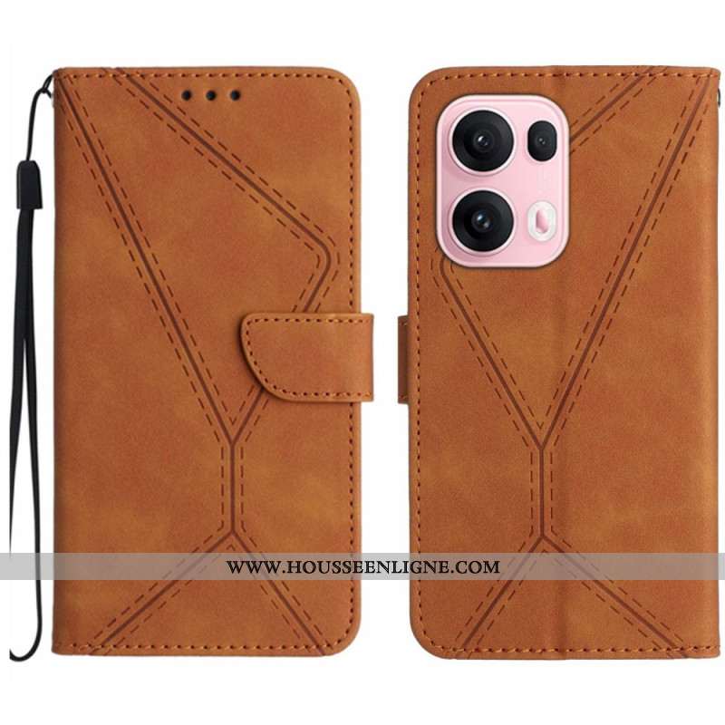 Housse Oppo Reno 13 Pro 5G Lignes et Tirés