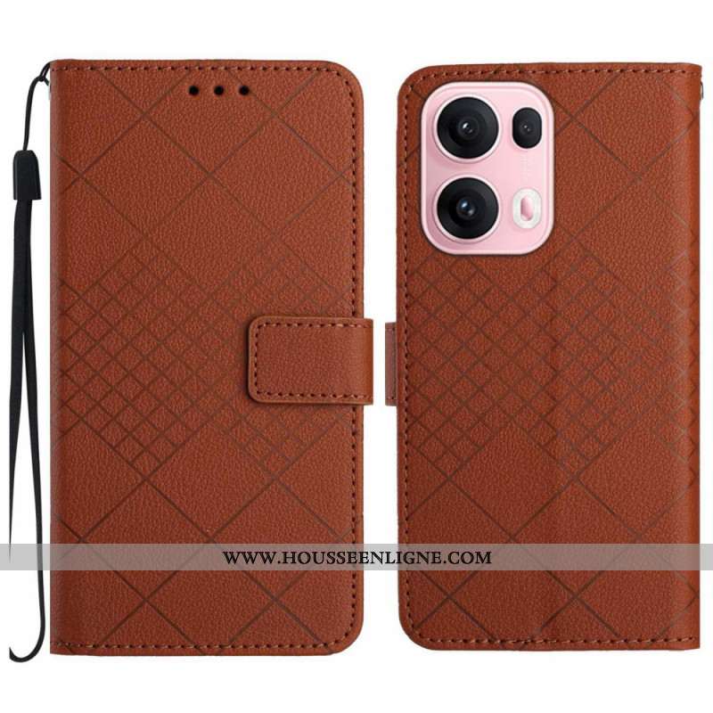 Housse Oppo Reno 13 Pro 5G Losanges