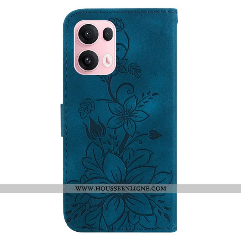 Housse Oppo Reno 13 Pro 5G Motif Fleur de Lys