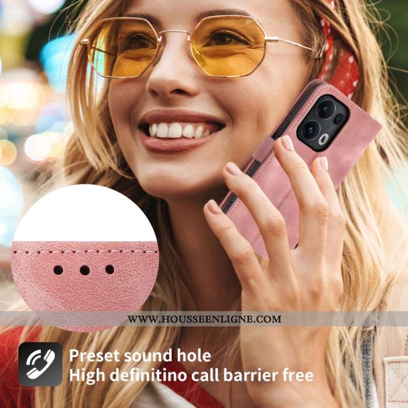 Housse Oppo Reno 13 Pro 5G Motif Floral et Bandoulière