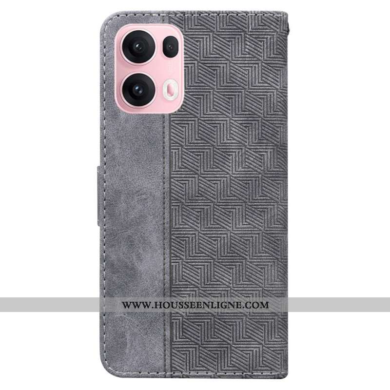 Housse Oppo Reno 13 Pro 5G Motif Tissé