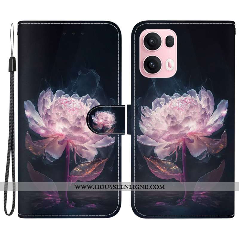 Housse Oppo Reno 13 Pro 5G Pivoine Violette