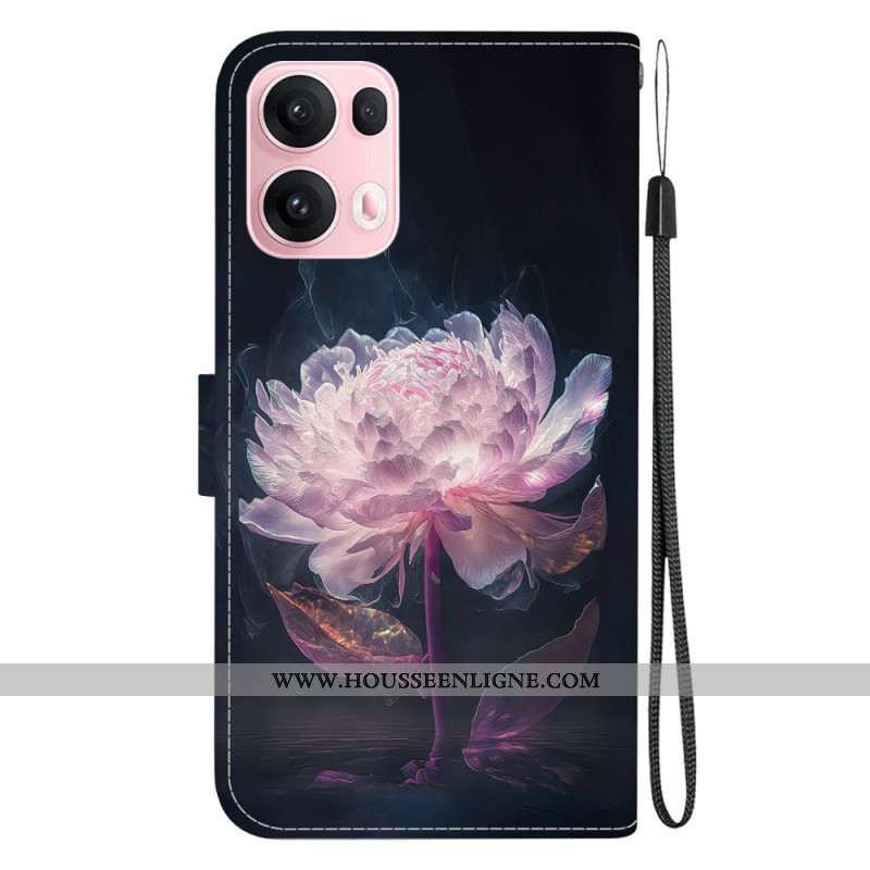 Housse Oppo Reno 13 Pro 5G Pivoine Violette