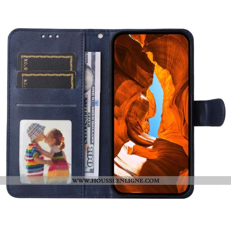 Housse Oppo Reno 13 Pro 5G Simili Cuir Uni à Lanière