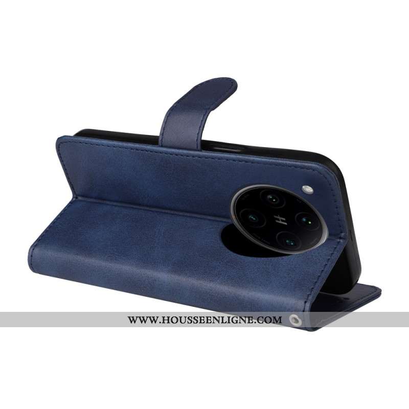 Housse Oppo Reno 13 Pro 5G Simili Cuir Uni à Lanière