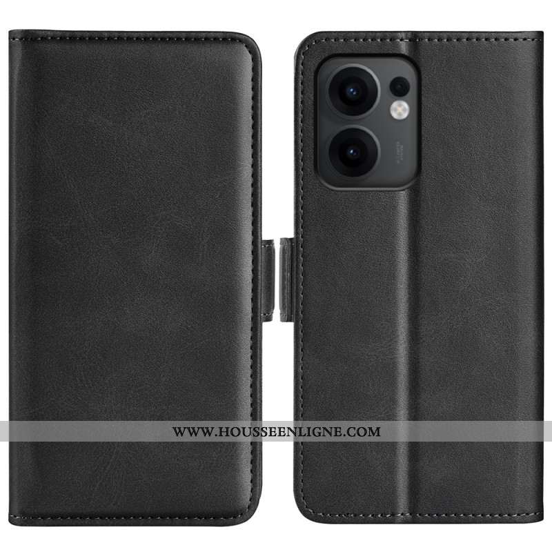 Housse Oppo Reno 13F 4G / 5G / FS 5G Double Fermoir