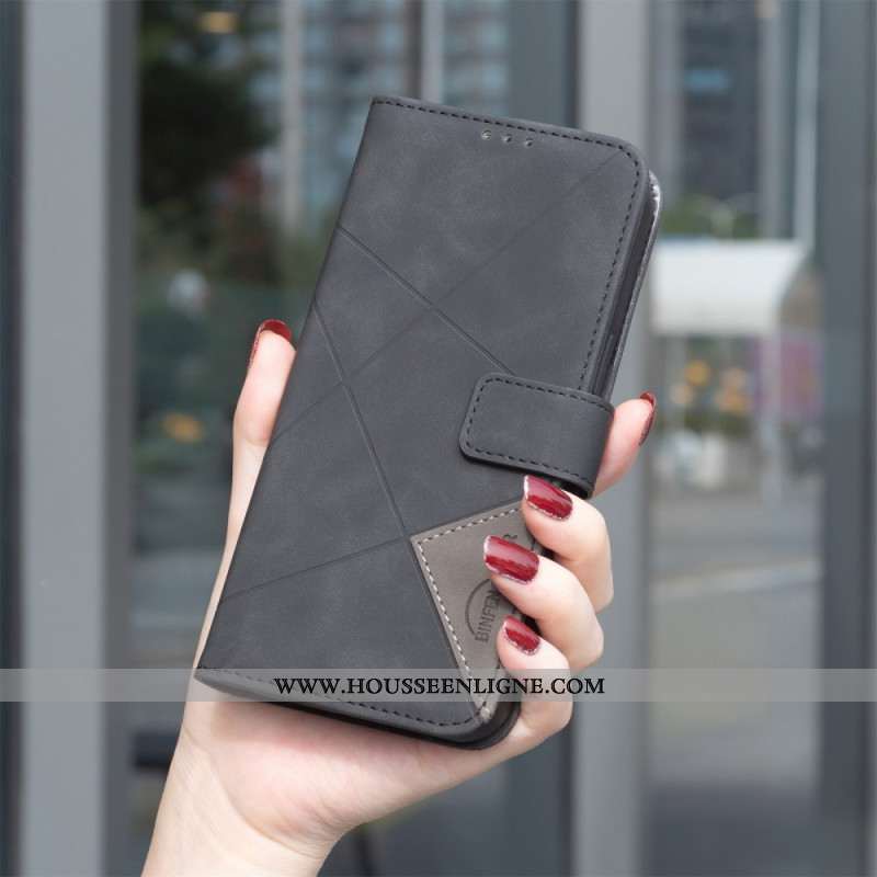 Housse Oppo Reno 13F 4G / 5G / FS 5G Motif Géométrique BINFEN COLOR