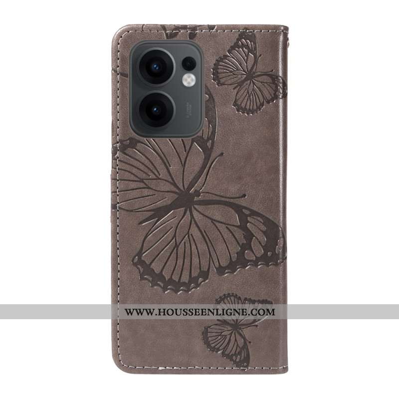 Housse Oppo Reno 13F 4G / 5G / FS 5G Papillons Géants