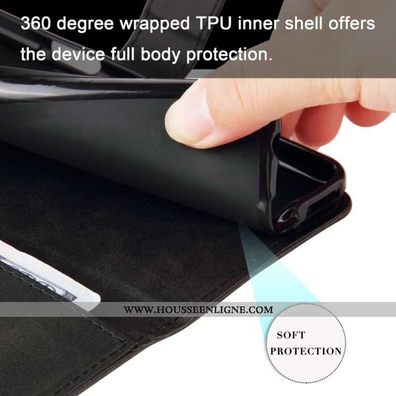 Housse Oppo Reno 13F 4G / 5G / FS 5G Pochette à Fermeture Éclair