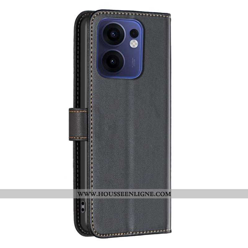Housse Oppo Reno 13F 4G / 5G / FS 5G Simili Cuir BINFEN COLOR
