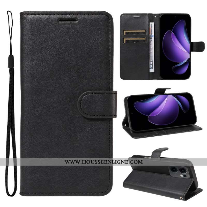 Housse Oppo Reno 13F 4G / 5G / FS 5G Simili Cuir Uni