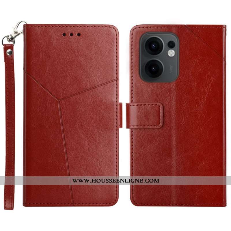 Housse Oppo Reno 13F 4G / 5G / FS 5G Y Design à Lanière