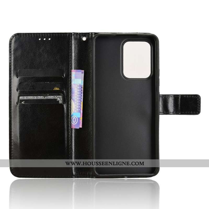 Housse Oppo Reno 13F 4G / 5G Simili Cuir Flashy