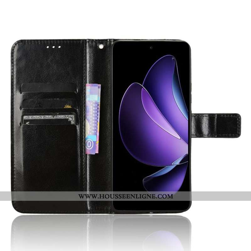 Housse Oppo Reno 13F 4G / 5G Simili Cuir Flashy